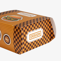 Burgerbox M (13,1 x 12 x 7,7 cm) einseitig bedruckt 4/0-farbig