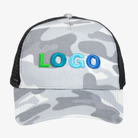 Camo Snapback Cap Trucker, Vorne
