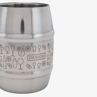 Nahaufnahme von rundumgravur 