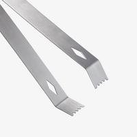 Eiswürfelzange aus Edelstahl