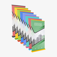 Color-Rollup 100 x 200 cm, farbige Systeme