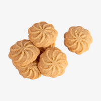 Confiserie-Spritzgebäck, Kekse liegen teilweise übereinander