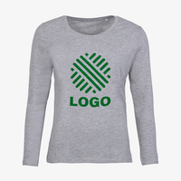 Langarmshirt, farbig bedruckt, Vorderseite