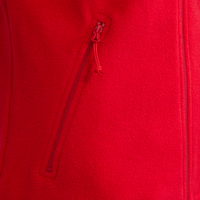 Fleecejacke, farbig bedruckt, details