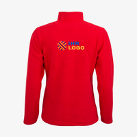 Fleecejacke, farbig bedruckt, Rueckseite