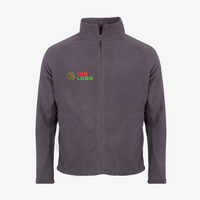 Fleecejacke, farbig bedruckt, Vorderseite