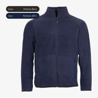 Fleecejacke, farbig bedruckt, Vorderseite