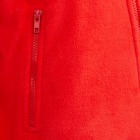 Fleecejacke, farbig bedruckt, details