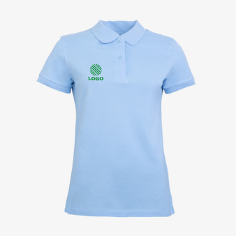 Damen-Poloshirt, B&C, Organic - mit VIER Druckpositionen