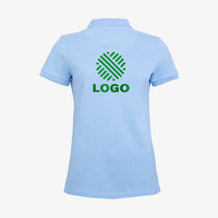  Damen-Poloshirt, B&C, Organic - mit ZWEI Druckpositionen