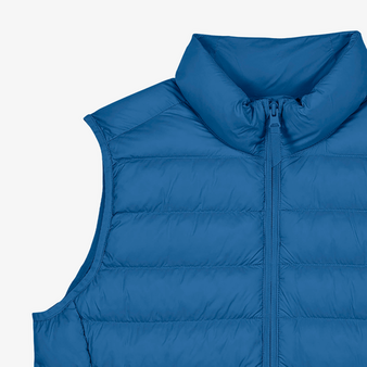 Damen-Steppweste, Climber 2.0 - Stanley/Stella, Detail Armausschnitt