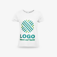 Damen-T-Shirt Basic, weiß - B&C Collection, mit einer Druckposition