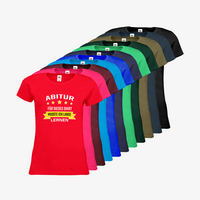 Damen-T-Shirt FOTL, Premium - Motiv Abitur Lernen, Farbauswahl
