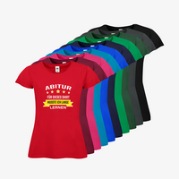 Damen-T-Shirt FOTL, Budget - Motiv Abitur Lernen, Farbauswahl