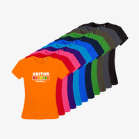 Damen-T-Shirt B&C, Organic - Motiv Abitur Loading, Farbauswahl