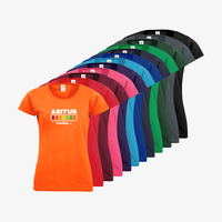 Damen-T-Shirt FOTL, Basic Rundhals - Motiv Abitur Loading, Farbauswahl