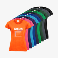 Damen-T-Shirt FOTL, Basic Rundhals - Motiv Abitur Plan, Farbauswahl