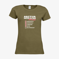 Damen-T-Shirt FOTL, Premium - Motiv Abitur Plan