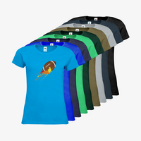 Damen-T-Shirt FOTL, Premium - Motiv American Football Bunt, Farbauswahl
