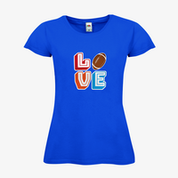 Damen-T-Shirt FOTL, Budget - Motiv American Football Love
