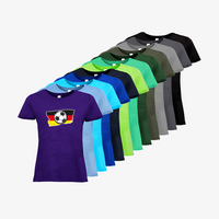 Damen-T-Shirt B&C, Basic - Motiv Fußball Deutschland, Farbauswahl