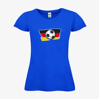 Damen-T-Shirt FOTL, Budget - Motiv Fußball Deutschland