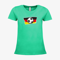 Damen-T-Shirt B&C, Premium - Motiv Fußball Deutschland