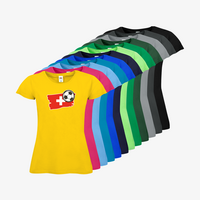 Damen-T-Shirt FOTL, Budget - Motiv Fußball Schweiz, Farbauswahl