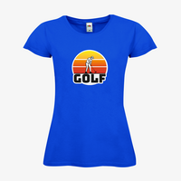 Damen-T-Shirt FOTL, Budget - Motiv Golf Sonnenuntergang
