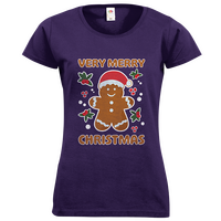 Damen-T-Shirt FOTL, Basic Rundhals - Motiv Lebkuchen