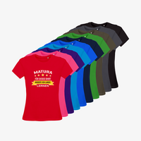 Damen-T-Shirt B&C, Organic - Motiv Matura Lernen, Farbauswahl