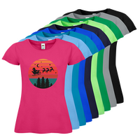 Damen-T-Shirt FOTL, Budget - Motiv Weihnachtshimmel, Farbauswahl