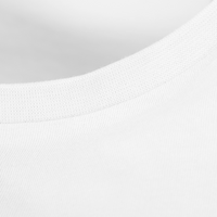 Damen-T-Shirt Organic, weiß - Russell, mit einer Druckposition