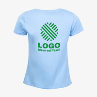 Damen-T-Shirt Premium, farbig - B&C Collection, mit zwei Druckpositionen