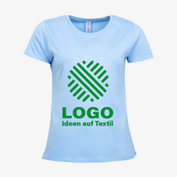 Damen-T-Shirt Premium, farbig - B&C Collection, mit zwei Druckpositionen