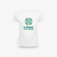 Damen-T-Shirt Premium, weiß - B&C Collection, mit zwei Druckpositionen