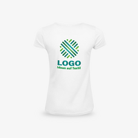 Damen-T-Shirt Premium, weiß - Fruit of the Loom, mit zwei Druckpositionen