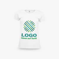 Damen-T-Shirt Premium, weiß - Fruit of the Loom, mit zwei Druckpositionen