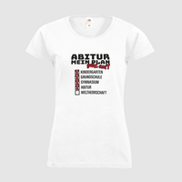 Damen-T-Shirt FOTL, Basic Rundhals - Motiv Abitur Plan