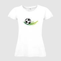 Damen-T-Shirt FOTL, Budget - Motiv Fußball Grün