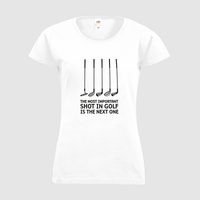 Damen-T-Shirt FOTL, Basic Rundhals - Motiv Golf Shot