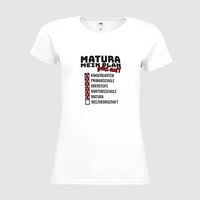 Damen-T-Shirt FOTL, Premium - Motiv Matura Plan