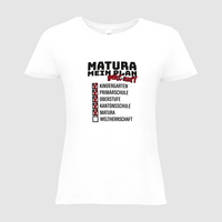 Damen-T-Shirt B&C, Basic - Motiv Matura Plan