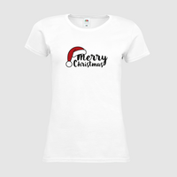 Damen-T-Shirt FOTL, Premium - Motiv Merry Christmas