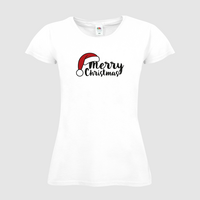 Damen-T-Shirt FOTL, Budget - Motiv Merry Christmas