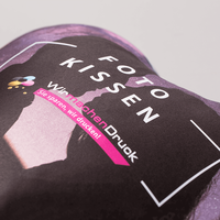 Kissen, farbig bedruckt, liegend