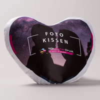 Kissen, farbig bedruckt, stehend