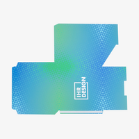 Wuerfe, farbig bedruckt, Motiv, flach