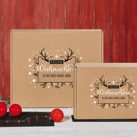 Delikatessenkarton, farbig bedruckt, Motiv