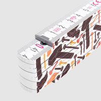 Diamant, Premium 2-m-Holz-Zollstock Classic, 4/4-farbig beidseitig bedruckt